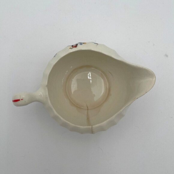 Vintage 1940s–50s W.S. George “Bolero” Floral Lady Creamer Pitcher – Mid-Century - Picture 3 of 4